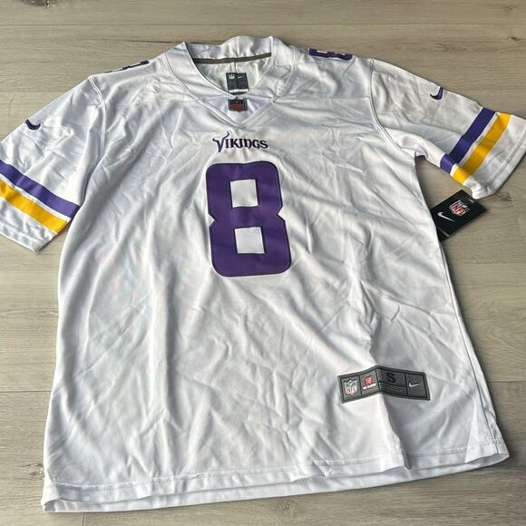 Nike NFL Kirk Cousins White Minnesota Vikings Player Game Jersey S nwt - Picture 3 of 6